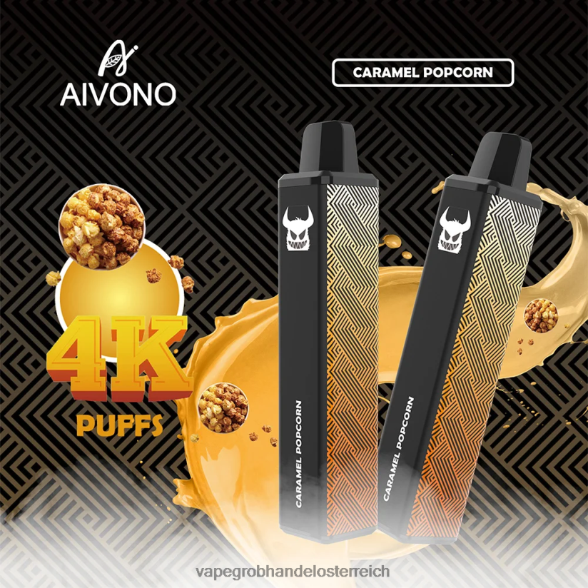 Aivono AIM FREAK 4000 Karamell-Popcorn - F0TZ68261 Vape Wien