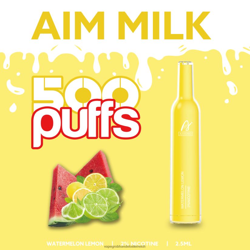 Aivono AIM MILK 500 Wassermelone Zitrone - F0TZ68270 Vape Großhändler