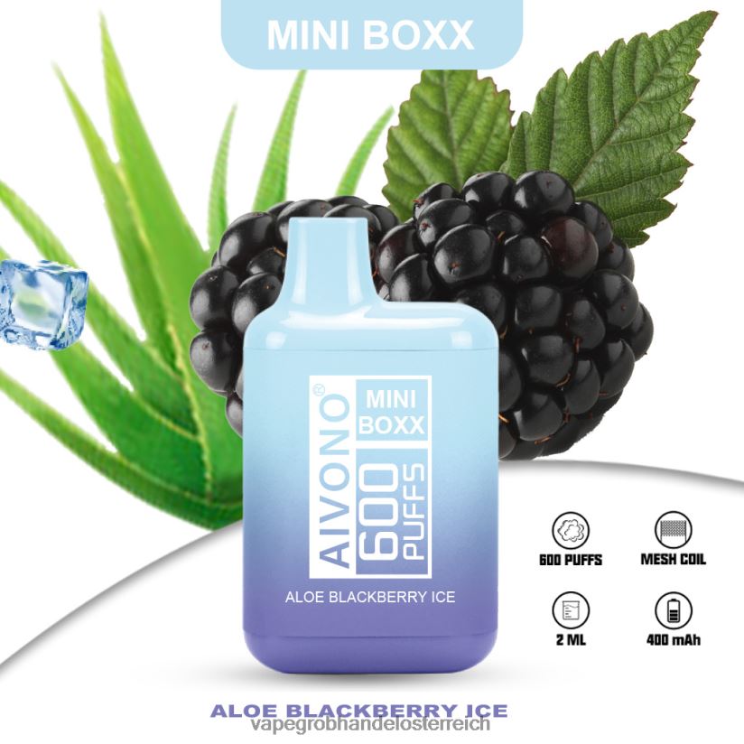 Aivono AIM MINI BOXX 600 Aloe-Strom-Eis - F0TZ68240 Vape Österreich Preis