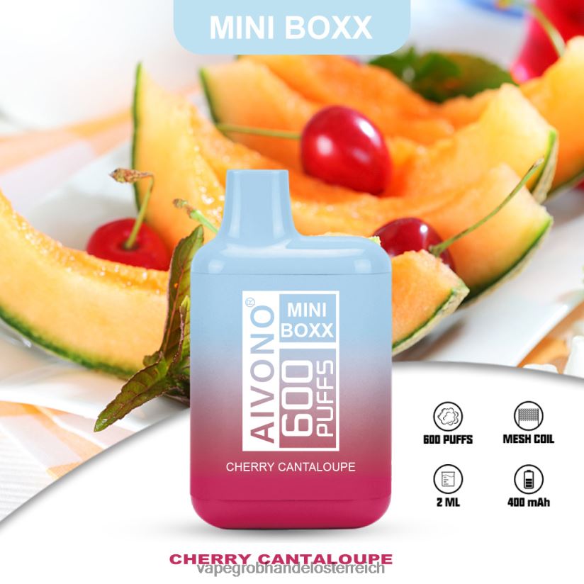Aivono AIM MINI BOXX 600 Kirschmelone - F0TZ68239 Einweg Vape Österreich