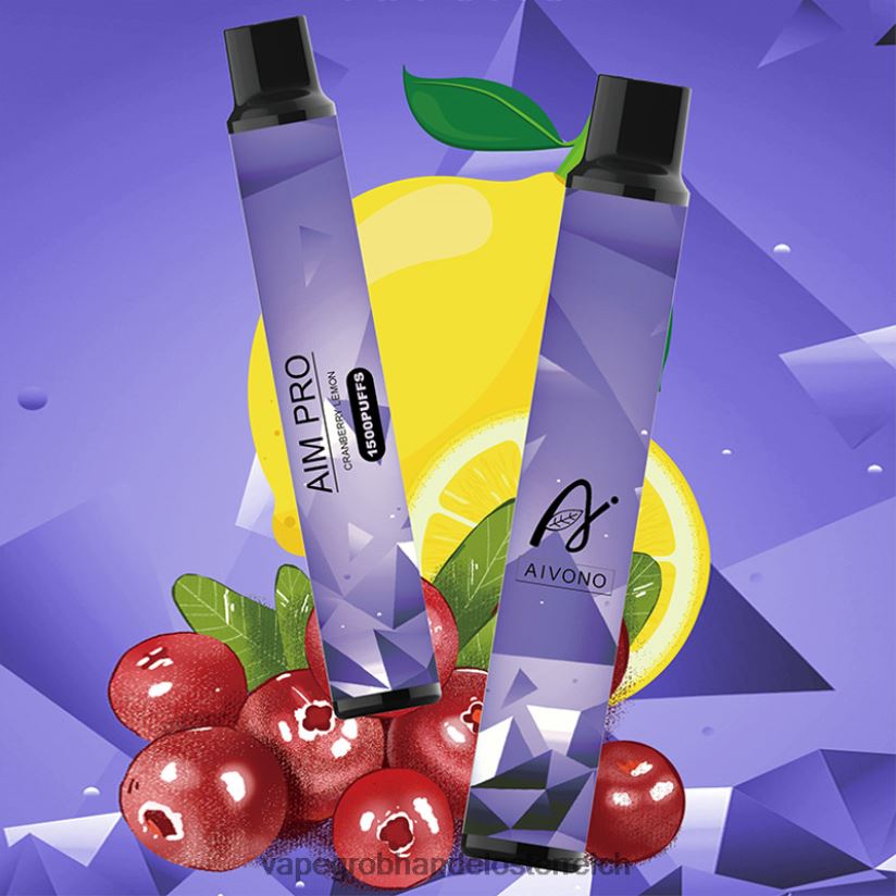 Aivono AIM PRO 1500 Cranberry-Zitrone - F0TZ68168 Vape Österreich Preis