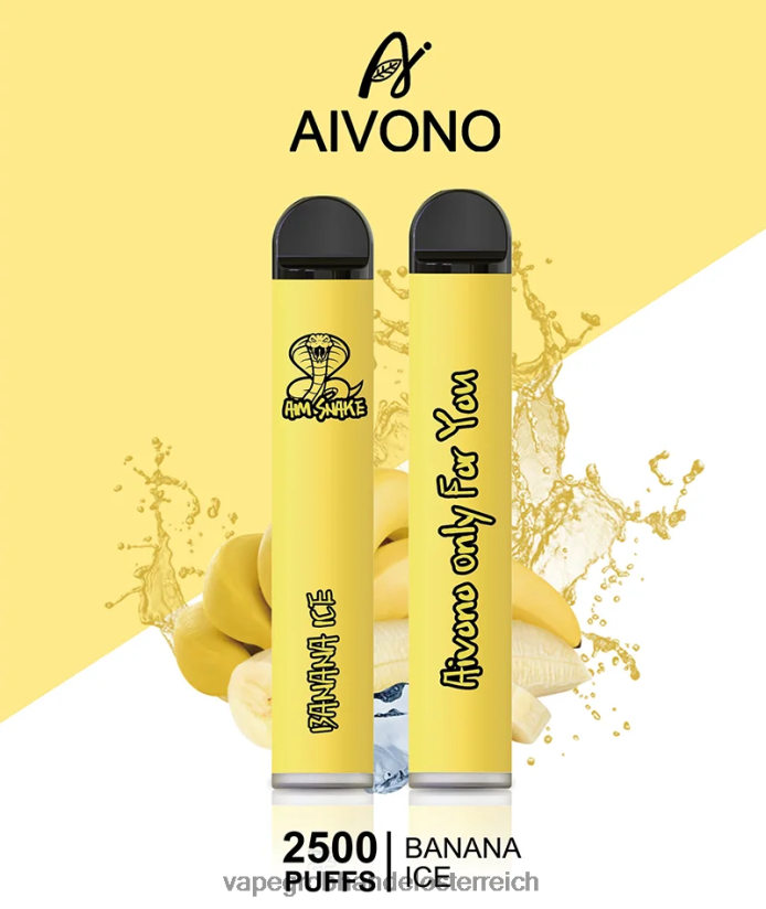 Aivono AIM SNAKE 2500 Bananeneis - F0TZ68298 Vape Großhandel Preise