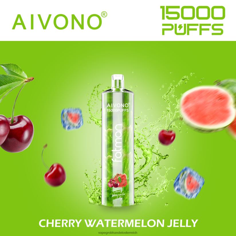Aivono FATMAN 15000 fröhliches Wassermelonengelee - F0TZ6820 Vape Kaufen Graz