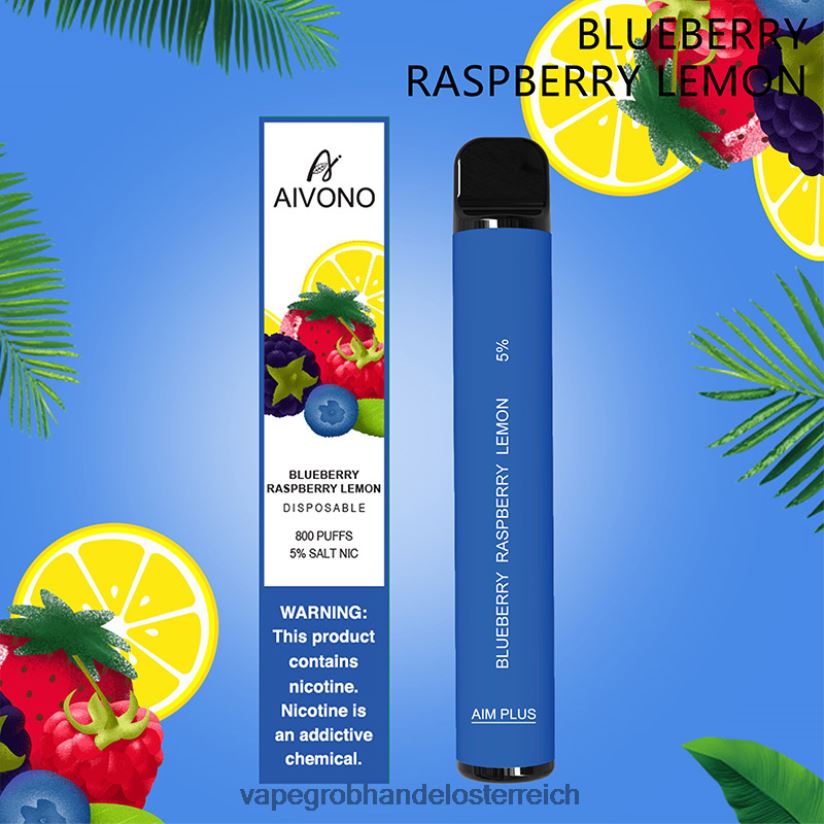 Blaubeer-Himbeer-Zitrone