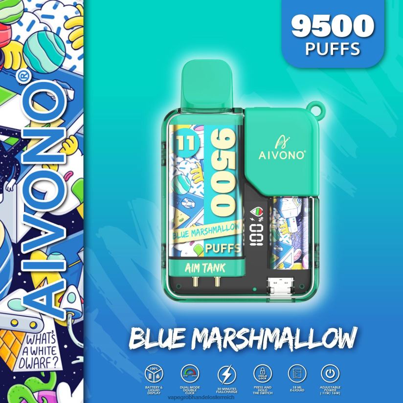 blauer Marshmallow