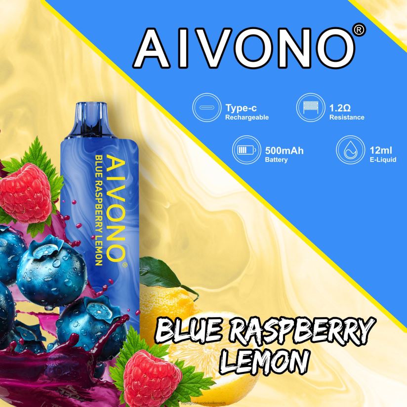 Blaubeer-Himbeer-Zitrone