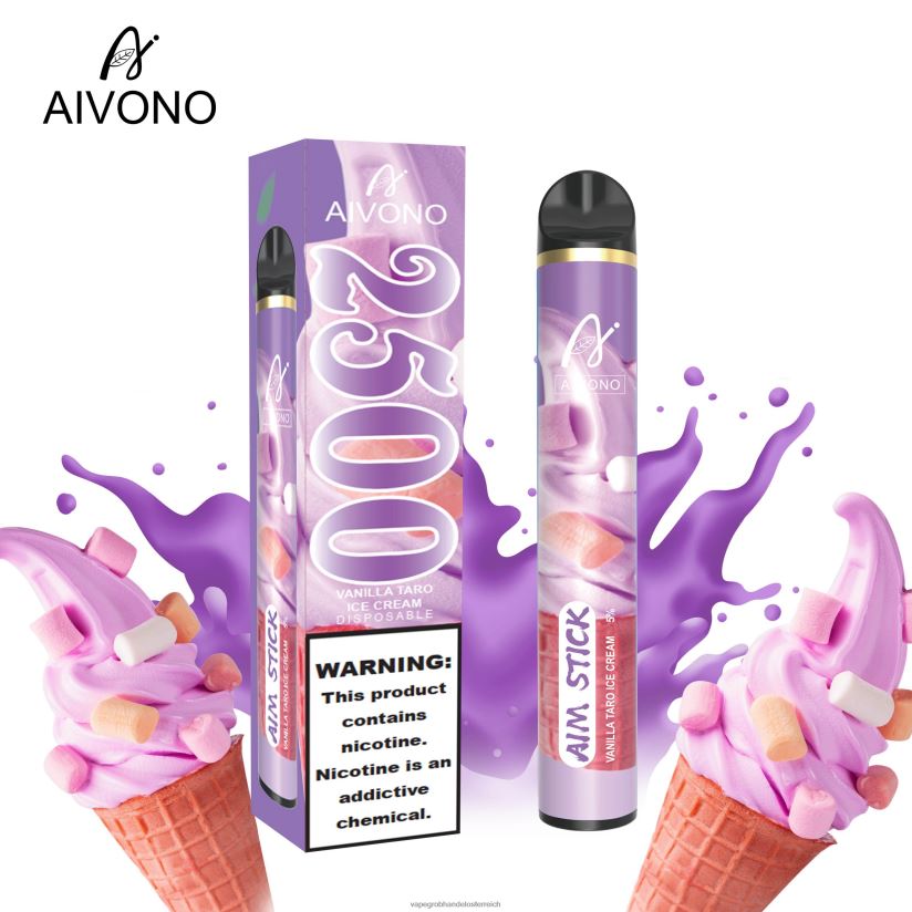 Vanille-Taro-Eis