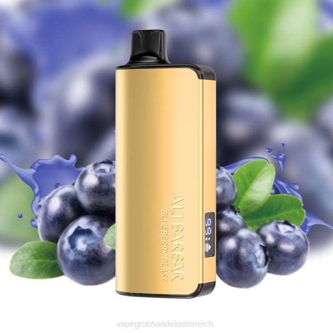 Einweg Vape Österreich P4DL31 Alibarbar Ingot 20000 Einweg-Vapes Blaubeer-Explosion