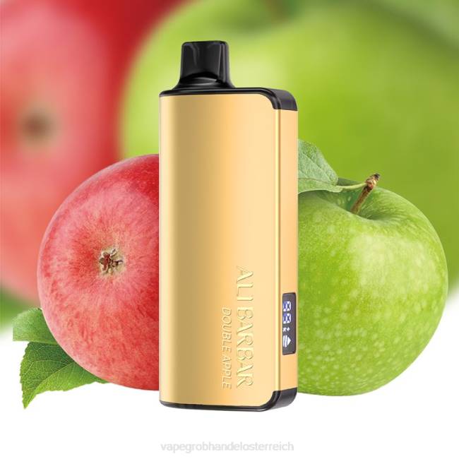 Einweg Vape Österreich P4DL47 Alibarbar Ingot 20000 Einweg-Vapes Doppelapfel