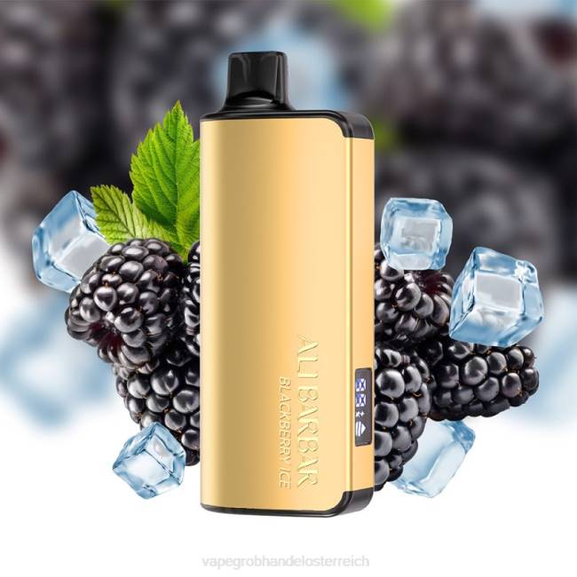 Vape Großhandel Österreich P4DL49 Alibarbar Ingot 20000 Einweg-Vapes Brombeereis