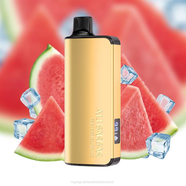 Vape Großhandel Preise P4DL26 Alibarbar Ingot 9000 Einweg-Vaporizer Wassermeloneneis