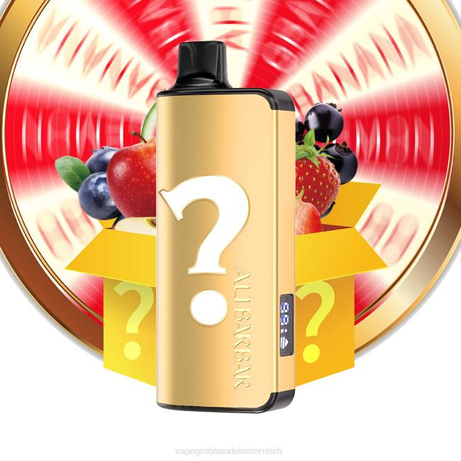 Vape Kaufen Linz P4DL19 Alibarbar Ingot 9000 Einweg-Vaporizer Geschmacksroulette