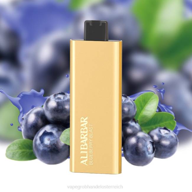 Vape Großhandel Preise P4DL50 Alibarbar Pandora 7000 Einweg-Vaporizer Blaubeer-Explosion