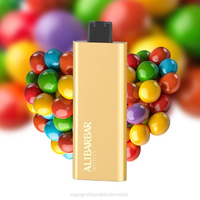 Vape Kaufen Graz P4DL60 Alibarbar Pandora 7000 Einweg-Vaporizer Regenbogenbonbons