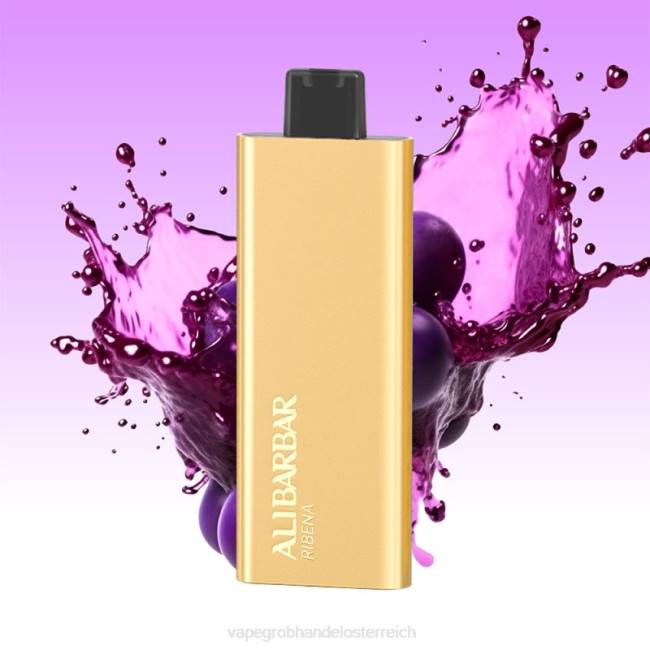 Vape Wien P4DL61 Alibarbar Pandora 7000 Einweg-Vaporizer Ribena