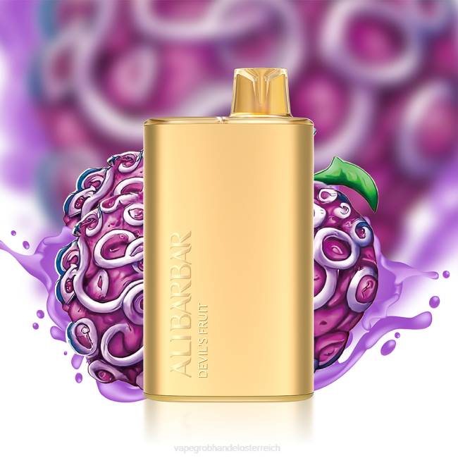 Vape Großhändler P4DL6 Alibarbar Rich 8000 Einweg-Vaporizer Traube Hubba Bubba