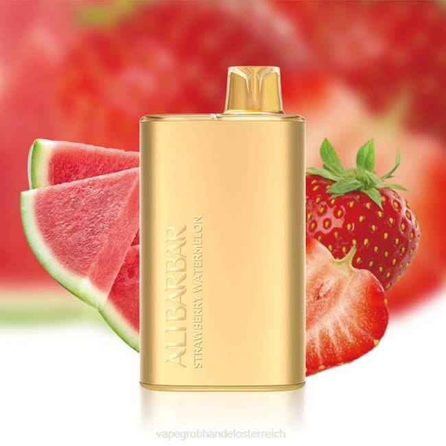 Vape Wien P4DL13 Alibarbar Rich 8000 Einweg-Vaporizer Erdbeerwassermelone