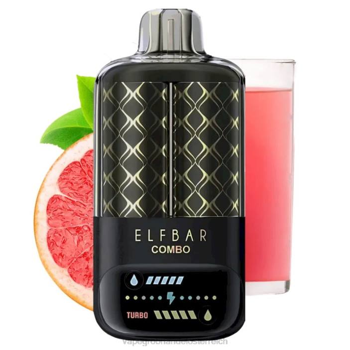 Elf Bar Combo 25000 - 240611 rosa Limonade und Grapefruit Vape Kaufen Linz