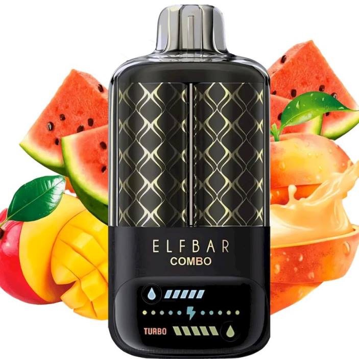 Elf Bar Combo 25000 - 24066 Pfirsich-Mango und Wassermelone Vape Großhändler