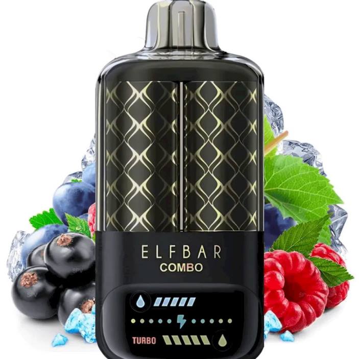 Elf Bar Combo 25000 - 24068 schwarze Johannisbeere, Himbeere und Traube Vape Österreich Preis