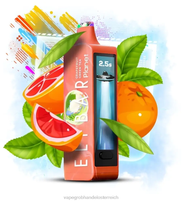 Elf Bar Planet 25000 - 240617 Grapefruit-Grüntee Vape Großhandel Österreich