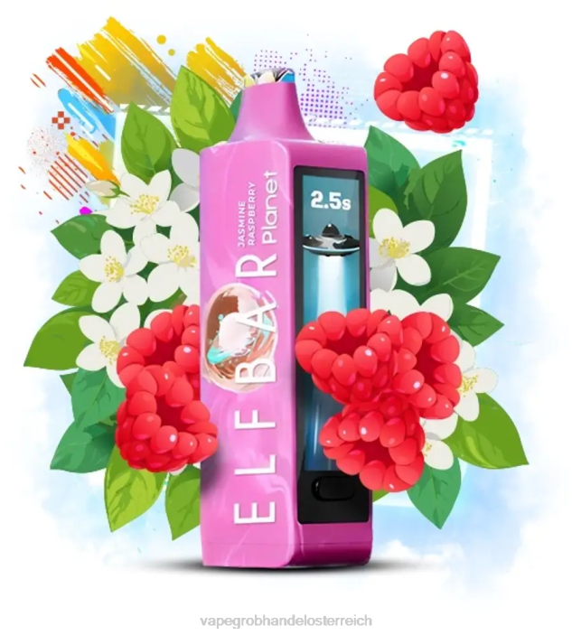 Elf Bar Planet 25000 - 240619 Jasmin-Himbeere Vape Kaufen Linz