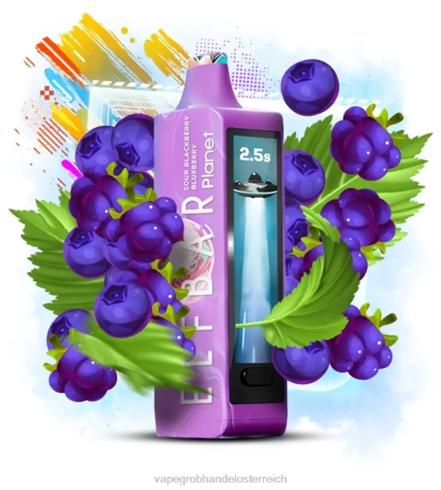 Saure Brombeere, Blaubeere