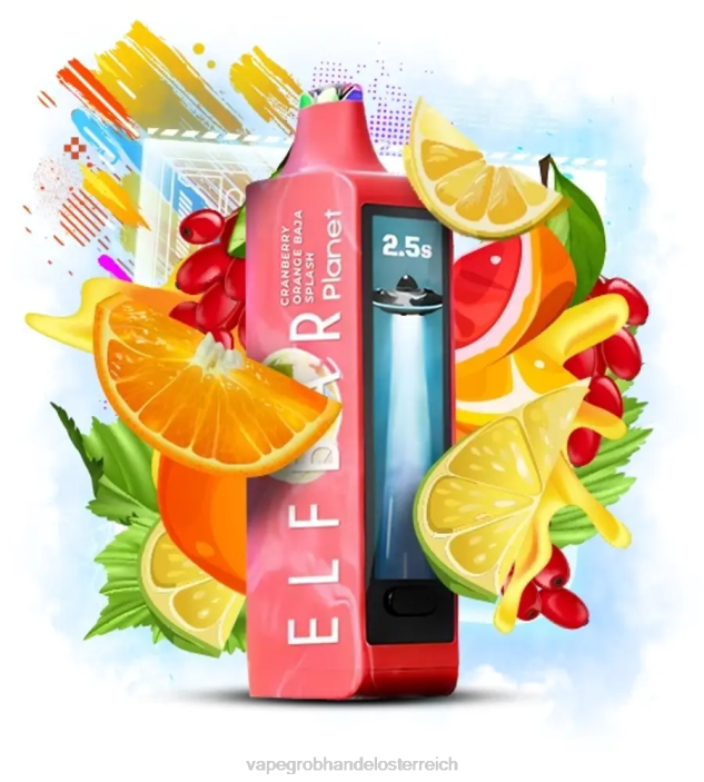 Cranberry-Orangen-Baja-Schorle