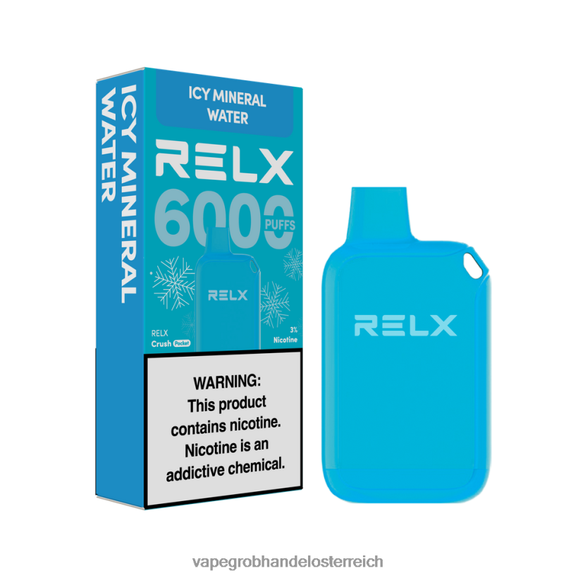 Eiskaltes Mineralwasser