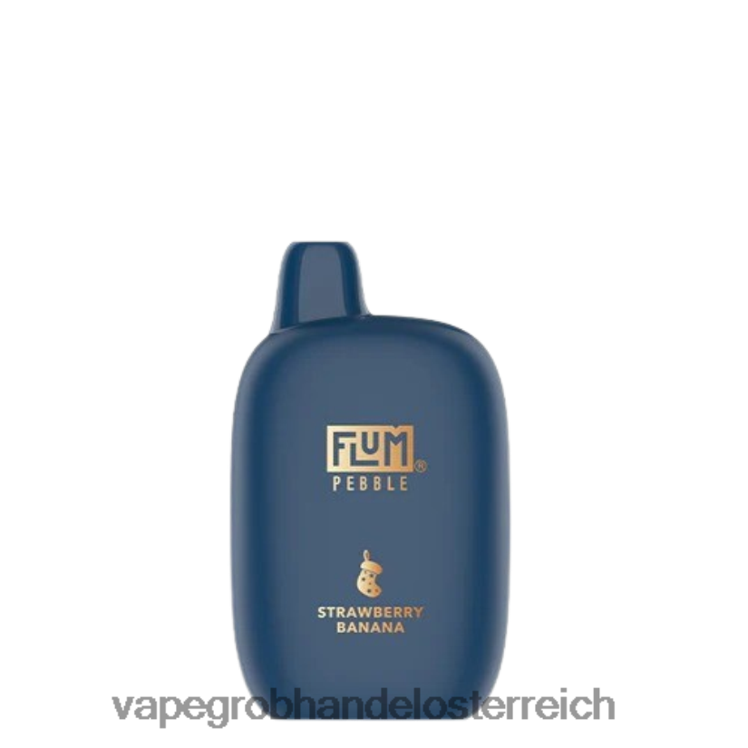 Erdbeerbanane FLUM PEBBLES 6000 Züge (Weihnachtsausgabe) 4BDN6P12 Vape Wien