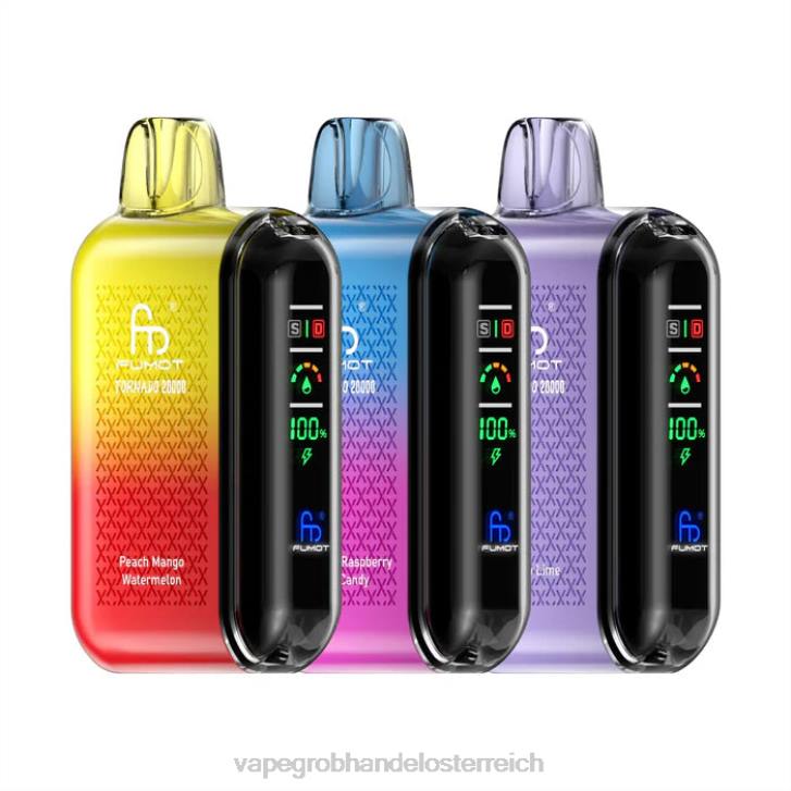 Vape Wholesale Supplier T4VH17 exklusiv - Fumot Tornado 20000 Einweg-Vapes