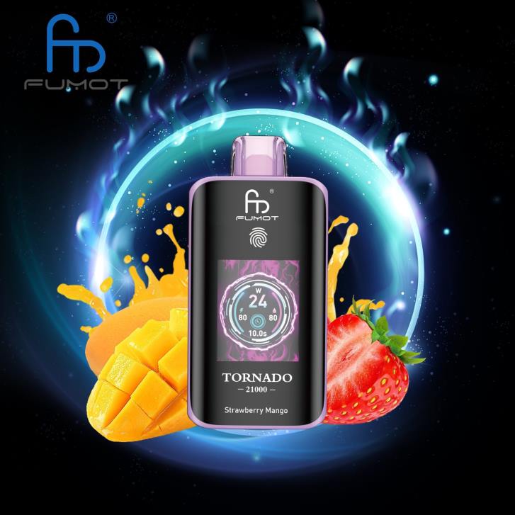 Vape Wholesale Supplier T4VH11 Erdbeer-Mango - Fumot Tornado 25000 Einweg-Vaporizer