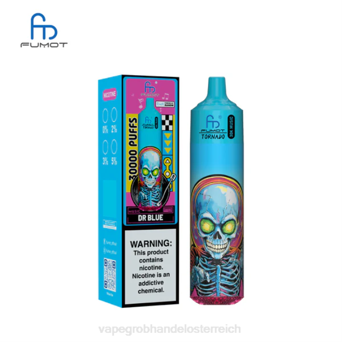 Vape Kaufen Graz 8ZB012 Dr. Blau Fumot Tornado 30.000 Musik