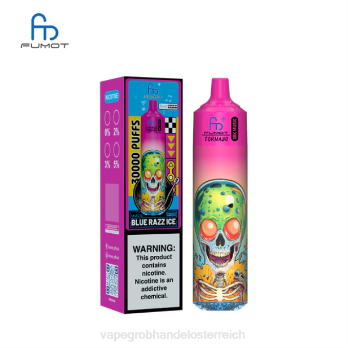 blaues razz-eis