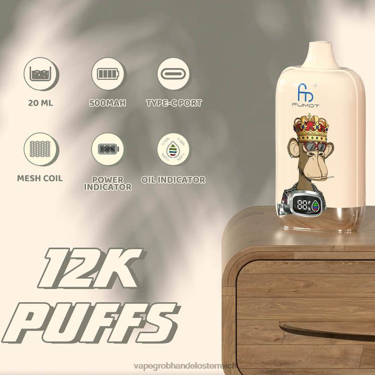 Vape Kaufen Graz Einweg 4FVXR4 Fumot Tornado Digital Box 12000