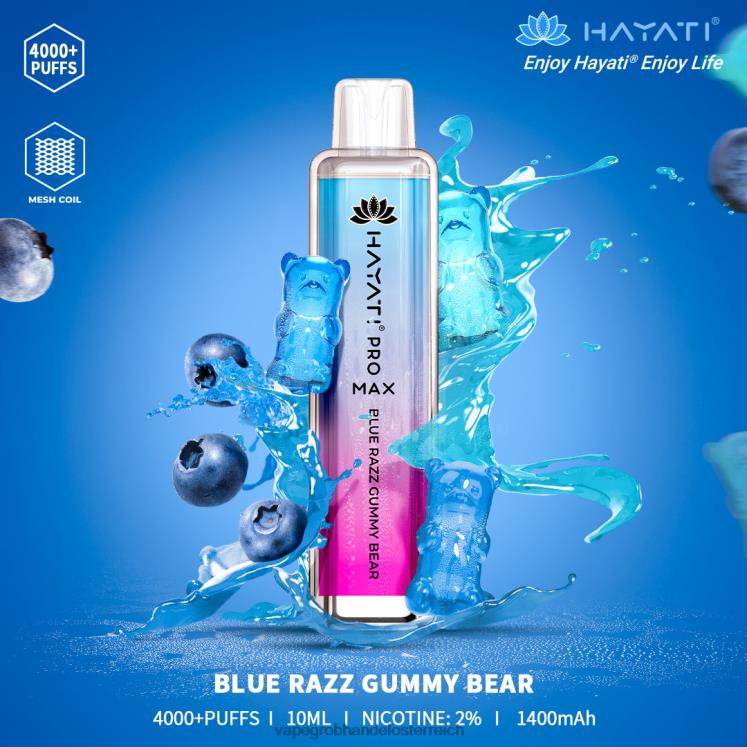 blaues razz-gummibärchen