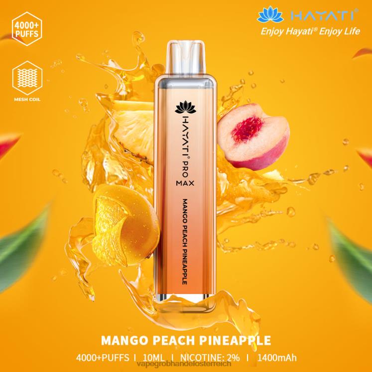 Mango-Pfirsich-Ananas