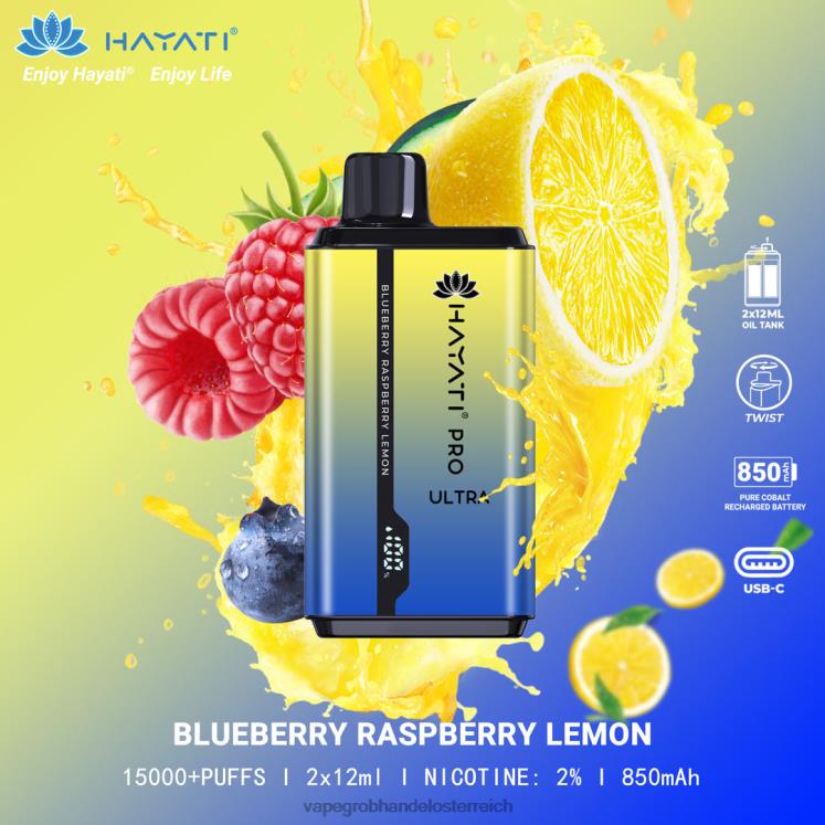 Vape Großhandel Preise Blaubeer-Himbeer-Zitrone 4FVXR202 Hayati Pro Ultra