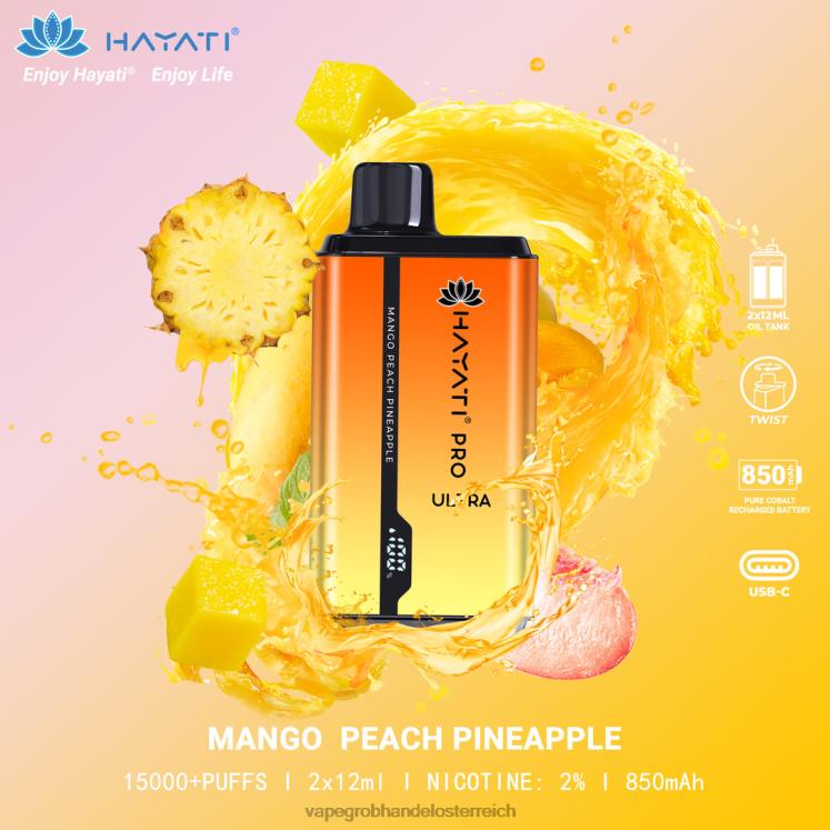Mango-Pfirsich-Ananas