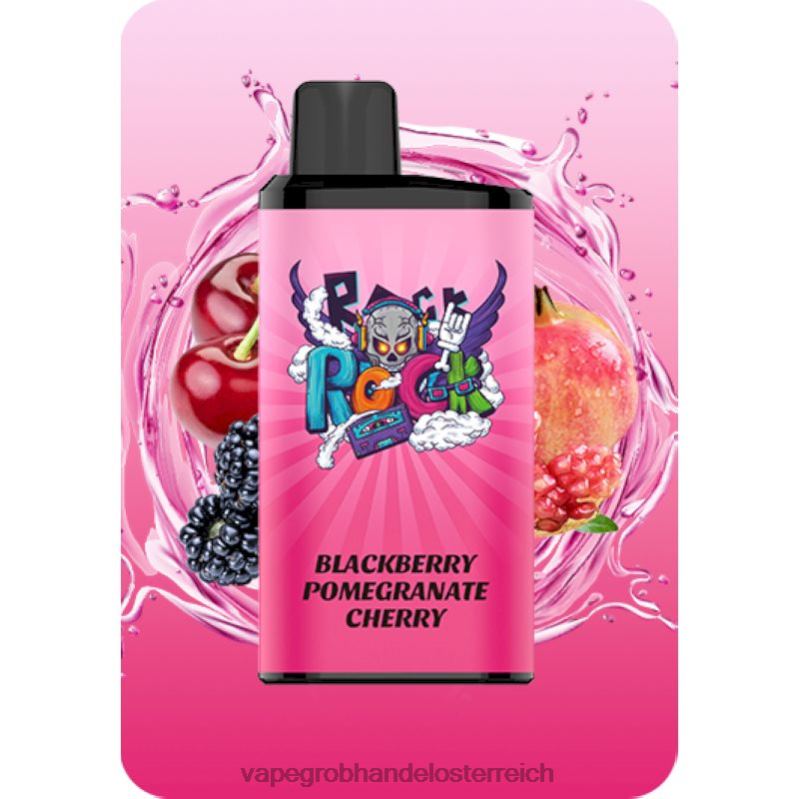 Vape Großhandel Preise 2PH0F12 | IGET Bar Profi Backbeere, Granatapfel, Kirsche