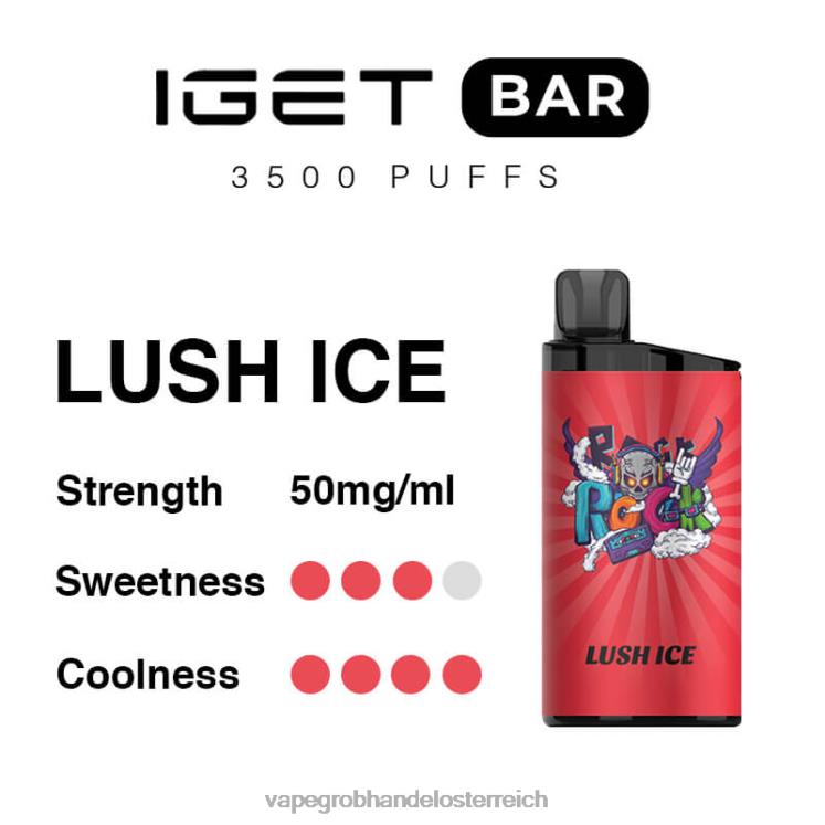 Vape Kaufen Linz üppiges Eis 4FVXR93 IGET BAR 3500 5 % Nikotin