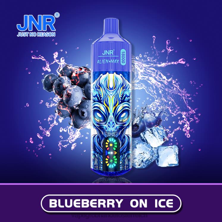 blaue Beere auf Eis