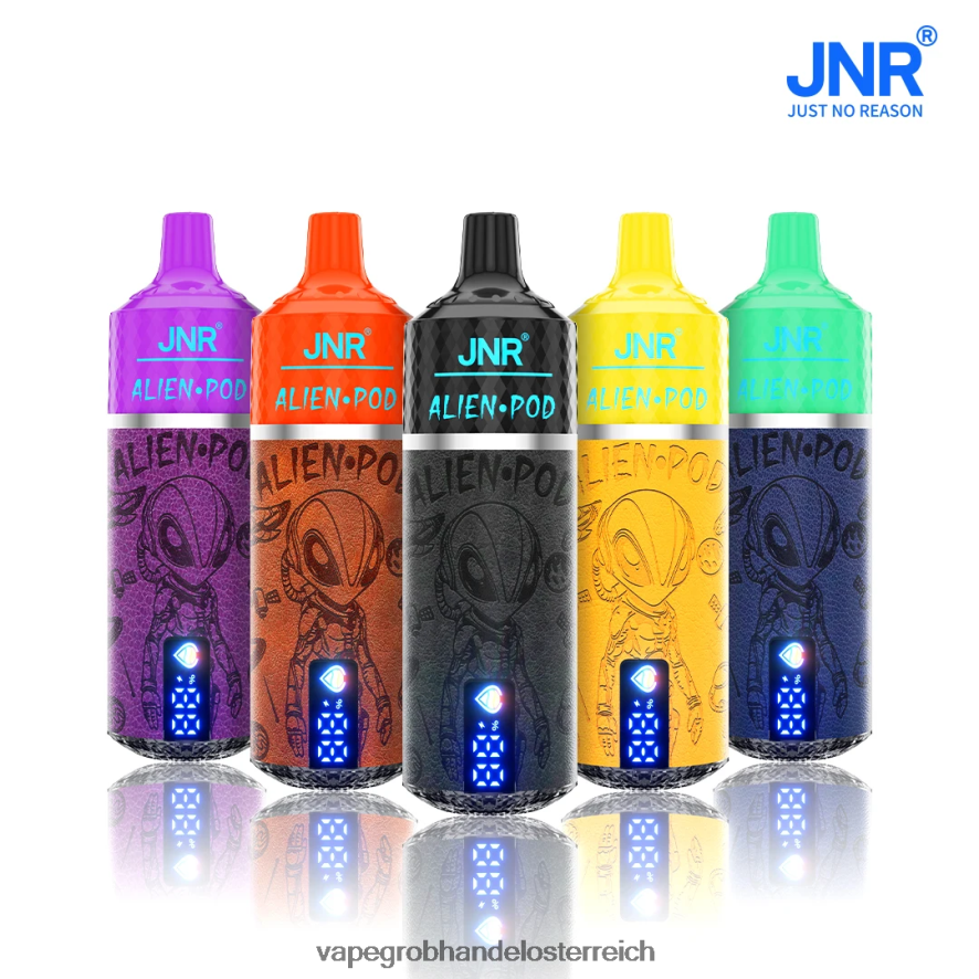 JNR Alien Schote verschiedene Geschmacksrichtungen V4BHF1 Vape Großhandel Österreich