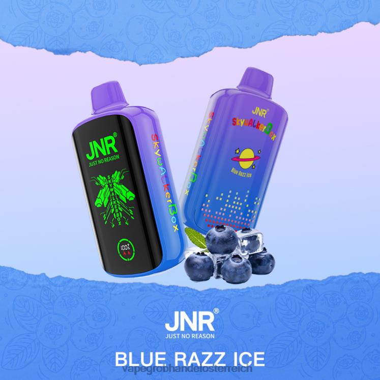 blaues razz-eis