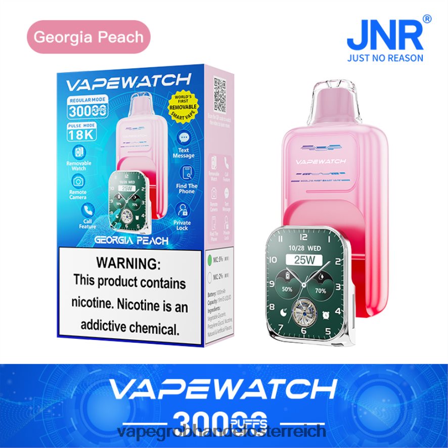 JNR Vape-Uhr Georgia-Pfirsich V4BHF3 Vape Kaufen Linz