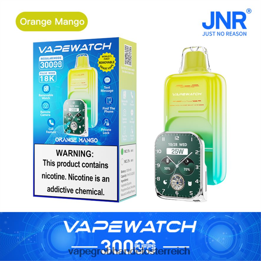 JNR Vape-Uhr Orangen-Mango V4BHF2 Vape Großhandel Preise