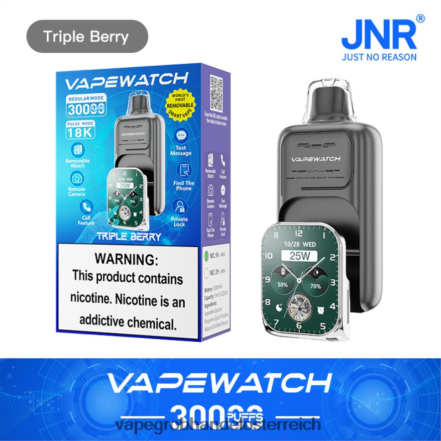 JNR Vape-Uhr dreifache Beere V4BHF6 Vape Großhändler