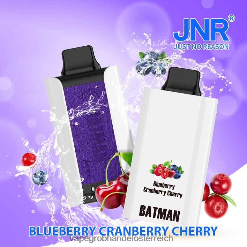 JNR BATMAN 11000 44N04D17 Heidelbeere, Preiselbeere, Kirsche Vape Großhandel Österreich