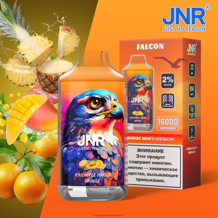 Vape Großhandel Preise Ananas-Mango-Orange 4FVXR712 JNR FALCON