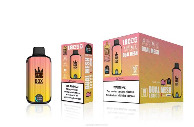 Bang Box 18000 Züge NT2891 - Vape Großhandel Österreich Pfirsichsaft